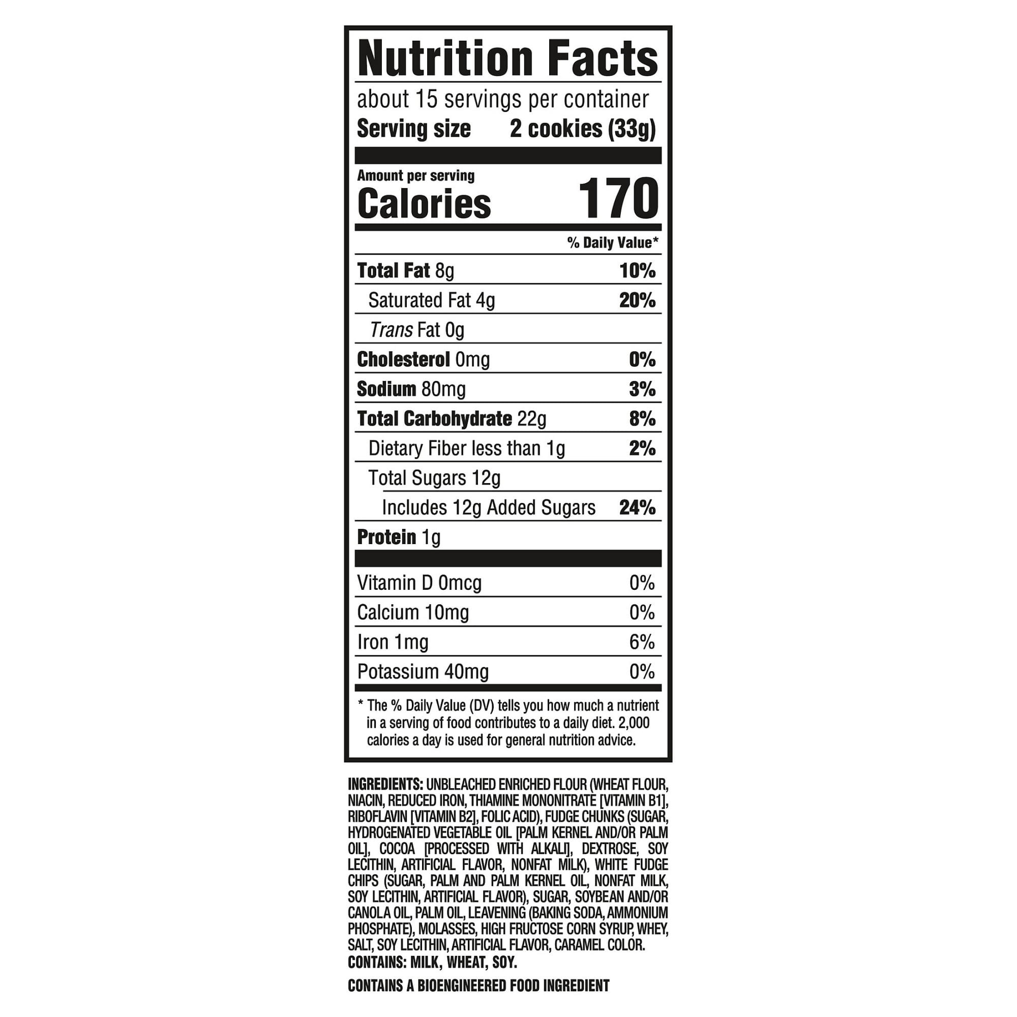 CHIPS AHOY! Crunchy White Fudge Chocolate Chunky Fudgy Chocolate Chip Cookies, Family Size, 18 oz