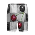 thumbnail image 4 of Rocae Cherries laid for Men's Soft Sleep Pajama Shorts, Waistband and Pockets, 4 of 9