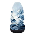 thumbnail image 3 of Uourmeti Blue Floral Watercolor Print Auto Seat Cushion Cover 1 Pieces Set Front Car Seat Cover Full Surround Durable Suitable for Regular Car Seats Truck, 3 of 6