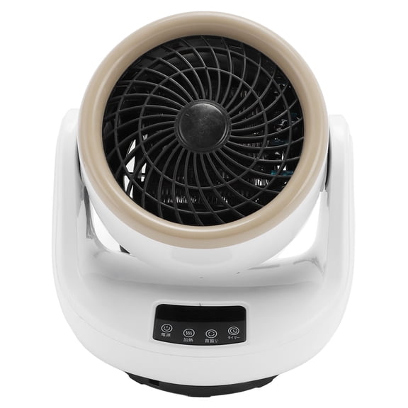 Ventilador Calefactor Eléctrico, Temporizador Seguro 2 En 1, Calentador Eléctrico Para Habitación, Retardante De Llama, Temperatura Ajustable Portátil Para El Hogar