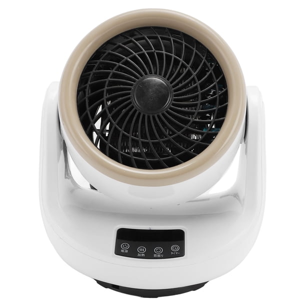 Ventilador Calefactor Eléctrico, Temporizador Seguro 2 En 1, Calentador Eléctrico Para Habitación, Retardante De Llama, Temperatura Ajustable Portátil Para El Hogar