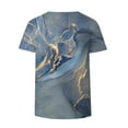 thumbnail image 5 of Patlollav Womens T Shirts Summer Round-Neck Short Sleeve Print Casual Blouse, 5 of 6