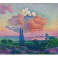 thumbnail image 2 of Cross, Henri-Edmond 13x12 White Modern Wood Framed Museum Art Print Titled - The Rose Cloud, 2 of 4