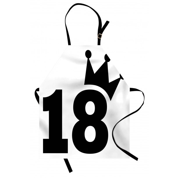 18th birthday apron cartoon soccer jersey seem bold 18