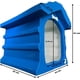 thumbnail image 2 of Casa Para Perro Q Perrón Raza Extra Chica Polietileno Bicapa Resistente, 2 of 6