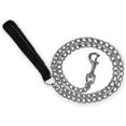 thumbnail image 1 of Dog Leash (120cm) Steel Metal Dog Leash Strong Pu Leather Handle, 1 of 3