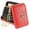 Red, variant on 9 Slots Credit Card Holder for Women Cute Small for Ladies Girls Female RFID Leather Cardholder Wallets Organizer Purse Girly Aesthetic Unique Zipper, Red Bee