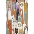 thumbnail image 2 of Dreamtimes Funny Cat Kitten Kitchen Towels Bar Tea Dish Towel Dishcloths Set of 6 Super Absorbent Soft 18 x 28 inches, 2 of 7