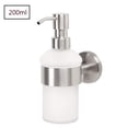 thumbnail image 2 of Dispensador de jabón de acero inoxidable y vidrio con acabado mate para baños modernos, 2 of 6