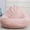 Pink, variant on Bean Bag Chair Sofa Cover, Lazy Lounger High Back Large Bean Bag Storage Chair Cover Sack for Adults and Kids, Gray