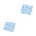 thumbnail image 1 of Guardurnaity Extensión Correa Sujetador Extensor Hebilla 3 Gancho Accesorios Sujetador Transpirable Ganchos Botones Reemplazo 3 Filas azul claro azul claro 2piezas, 1 of 6