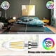 thumbnail image 3 of 6Pack E14 Dimmable Warm White 600lm 6W LED Bulbs Replaces 60W 2700K LED Candle Bulb Energy Saving, 3 of 5