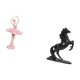 thumbnail image 5 of Estatua de la bailarina,Estatua de niña de ballet Escultura de niña de resina Artesanía,Figura de bailarina para decoración de escritorio,Estatua del caballo,Estatua de caballo de, 5 of 8