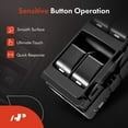 thumbnail image 5 of A-Premium Master Power Window Switch with 1 Single Auto Compatible with Chrysler 200 300 Sebring Dodge Avenger Caliber Dakota Magnum Jeep Compass Patriot Mitsubishi Raider Front Left Driver Side, 5 of 8