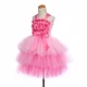 thumbnail image 5 of Vestido de tul rosa con tutú de hada y hortensias para niñas, vestidos de niña de flores para bodas, fiestas de cumpleaños, disfraces, ropa para niños, 5 of 5