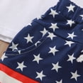 thumbnail image 7 of HCNTES 4th of July Outfit forBaby Boy 6 12 18 24 Months 2T 3T All American DudeGraphic T-Shirt & Star Striped Shorts 2-Piece Independence Day Clothes Set, 7 of 7
