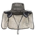 thumbnail image 5 of Kcolen Womens Sun Hat Large Head Solar Powered Fan Hat Wide Brim Neck for Outdoor Summer Adventures Wide Brim Fishing Hat, 5 of 5