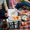 thumbnail image 5 of FORMRS Insulated Cooler Bag 24 Cans Capacity Soft Leakproof Lunch Box with Side Pockets, Moon and House, 5 of 7