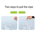 thumbnail image 4 of MYG Large Capacity Transparent Ice Bag with Drawstring, Heavy-Duty PE Material for Cube Holder, Multi-Use for Parties, Travel, and Outdoor Activities, Clear Printed Design, 10-Pack, 4 of 5