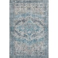 thumbnail image 2 of Addison Rugs Mayfield Premium Machine Washable Traditional Border Blue Rectangle Rug, 3' x 5', 2 of 7