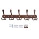 thumbnail image 2 of Coat Rack Wall Mounted Long,coat Hooks Wall Mounted,coat Hanger Red Patina, 2 of 5
