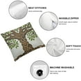 thumbnail image 6 of BANET of 2, Beige Double Sided Decorative Pillows Throw Pillows Covers 22x22in, 6 of 7
