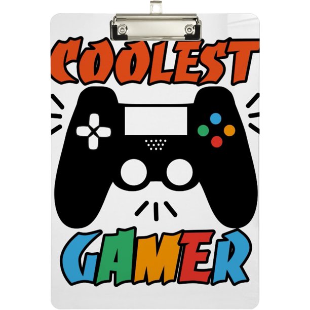 KXMDXA Video Game Controller Joystick Coolest Gamer Clipboard Hardboard