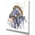 thumbnail image 2 of Zebra Watercolor Rightwards - Animal Canvas Wall Art, 2 of 3