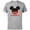 Athletic Heather, variant on Disney Mickey Mouse Red Shorts Icon Sobrino Familia Spanish- Short Sleeve Cotton T-Shirt for Adults - Customized-Black