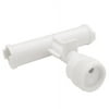 RV Shower Diverter Tee Replacement - White