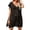 Black, variant on Conairie Women Swim Suit Coverup Short Sleeve Loose Hollow Knit Bathing Suits Cover Up Summer Bikini Vacation Midi Dress Outfits Beige One Size