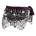 thumbnail image 3 of Belly Dance Waist Chain Purple Silver, 3 of 9