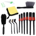 thumbnail image 1 of 14pcs Car Detailing Brush Kit Microfiber Cloth for Cleaning Wheel Interior Dashboard Engine, 1 of 6