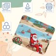 thumbnail image 3 of Santa Claus Printed Gaming Mousepad Desk Mat, Non-Slip Rubber Bottom Mouse Mat 8.3x9.8 Inch - Suitable for Office and Gaming, 3 of 6
