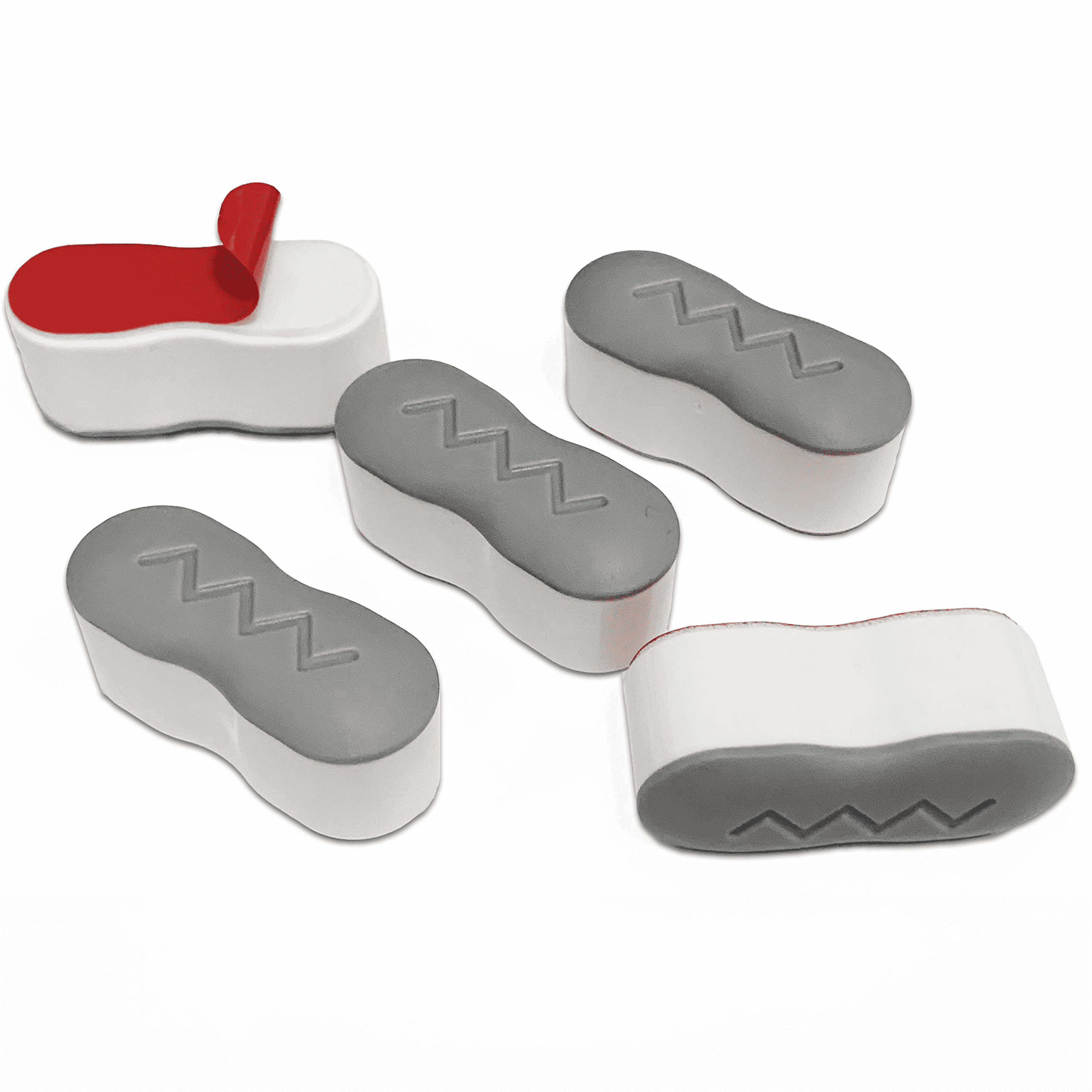 Toilet Seat Bumper for Bidet Save the Gap and Level the Toilet Seat, Self Adhesive Bumper Pads White 4 Pack