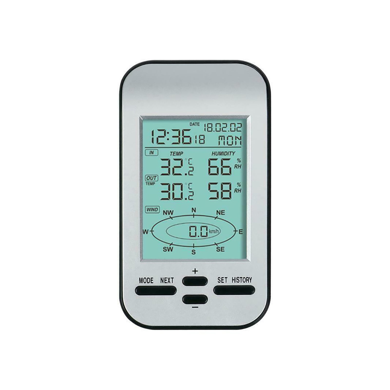 Wireless Weather Station Anemometer Wind Speed Direction Sensor Meteorometer Digital Wind Chill Temperature Humidity Meter ,Easy to Install
