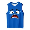 thumbnail image 2 of WOYY Boys Cool Cartoon Tank Top Summer Casual Breathable Sleeveless Top for Kids, Sizes 2-11, 2 of 5
