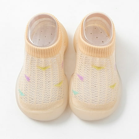 

NECHOLOGY Baby Shoes First Steps Boys Girls Socks Shoes Toddler Breathable Mesh The Floor Socks Non Size 2 Shoes Baby Girl Khaki 6 Months
