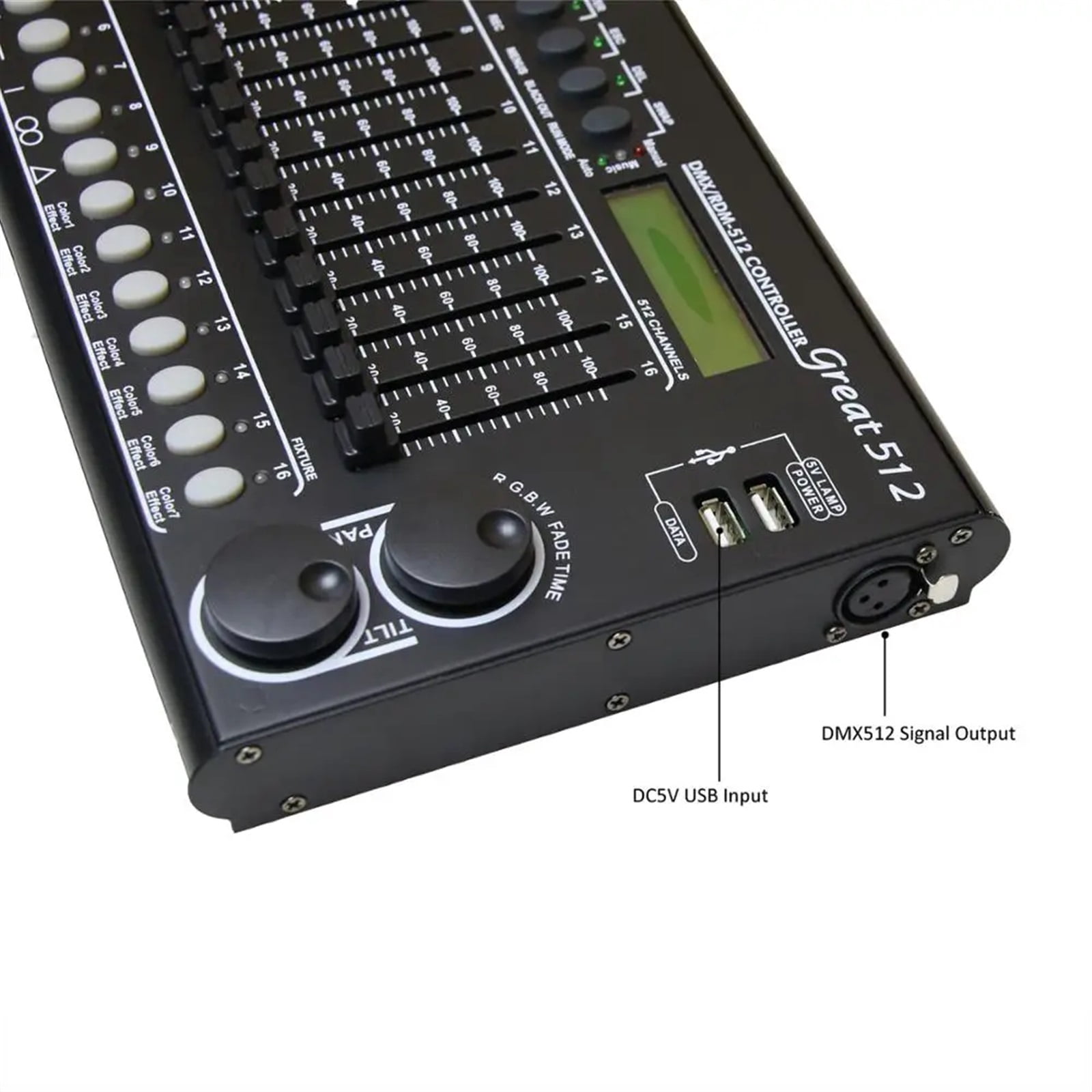 512 Channel DMX Controller DJ Equipment DMX 512 Console Stage Lighting For LED Par Moving Head Spotlights DJ Light Control ,Precision Control and Adjustment