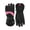 Black, variant on Ozark Trail Girls Technical Ski Gloves, Sizes S-XL