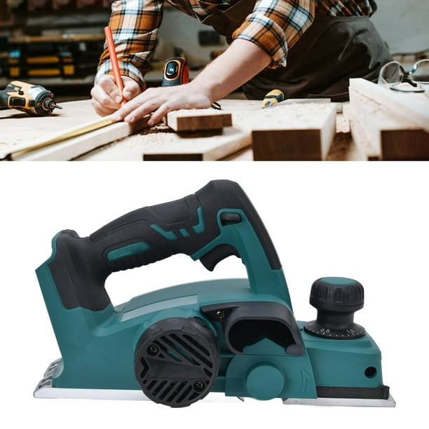 Cordless Planers Electric Planer 0 0.08in Depth Adjustable 15000r min Wear Resistant Chip Removal For Wood Cutting