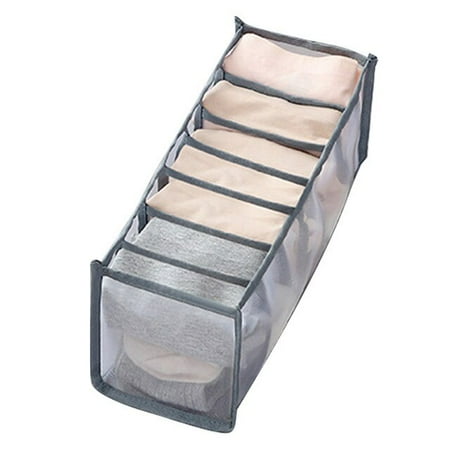 

UMMH Multi-grids Underwear Storage Box Sock Bra Underpant Organizer Lattice Mesh Drawer Tidy Divider Practical Grid underwear