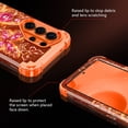 thumbnail image 3 of Casetego for Samsung Galaxy S26 Ultra 5G Case,Glow in The Dark Three Layer Heavy Duty Sturdy Shockproof Protection Rugged Hard PC+Soft TPU Bumper Case for Galaxy S26 Ultra,Orange Butterfly, 3 of 8