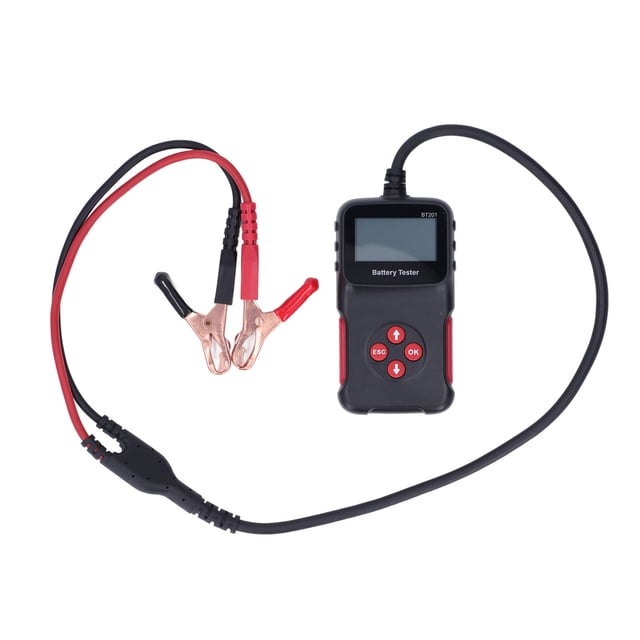 Probador de batería de coche, Analizador de sistema de carga automático de 12V, 100 CCA a 2000 CCA para camión, barco, SUV, motocicleta