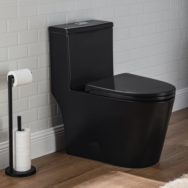 Casta Diva 0.9/1.28GPF DualFlush OnePiece Elongated Toilet in Matte