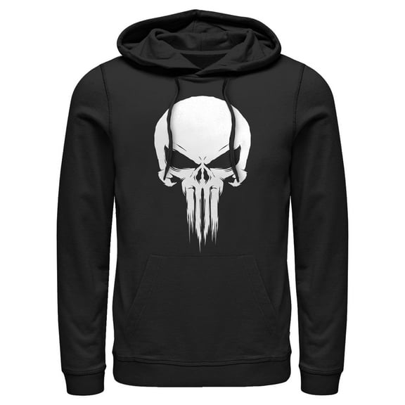 Men's Marvel Original Punisher Painted Chest Logo Pull Over Hoodie