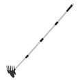 thumbnail image 1 of SXcggal W Eed Puller 2 In 1 Manual W Eed Remover Tool With Long Detachable Handle Heavy Duty Rake And Garden Hoe Black Practical Basic Trim Tool For Garden, 1 of 4