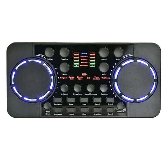 Live Sound Card New V300 Pro Live Streaming Sound Card Multifunctional 10 Sound Effects 4.0 Aud-io Interface Mixer For DJ