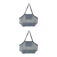 thumbnail image 4 of maskred Versatile Beach Toys Bag Durable Mesh Tote for Poolside Adventures Grey Extra Large 2Set, 4 of 6