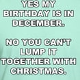 thumbnail image 3 of CafePress - Christmas Birthday Men's Fitted T Shirt (Dark) - Men's Fitted T-Shirt, 3 of 4